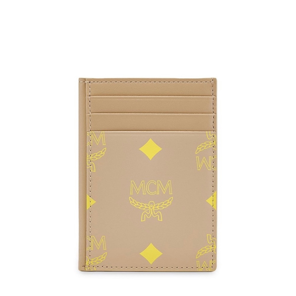 NWT MCM Visetos Monogram Card Case